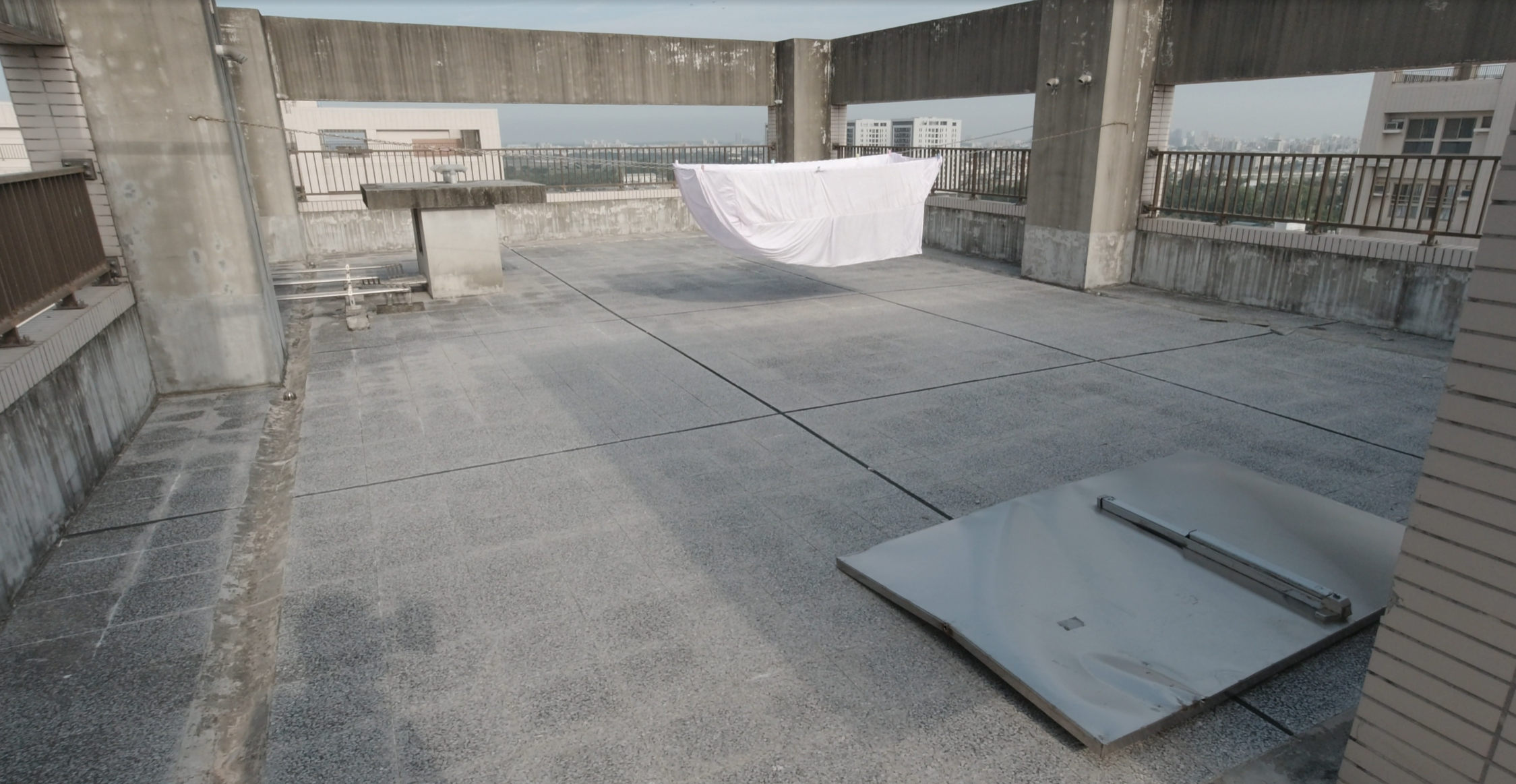 二空頂樓防水前